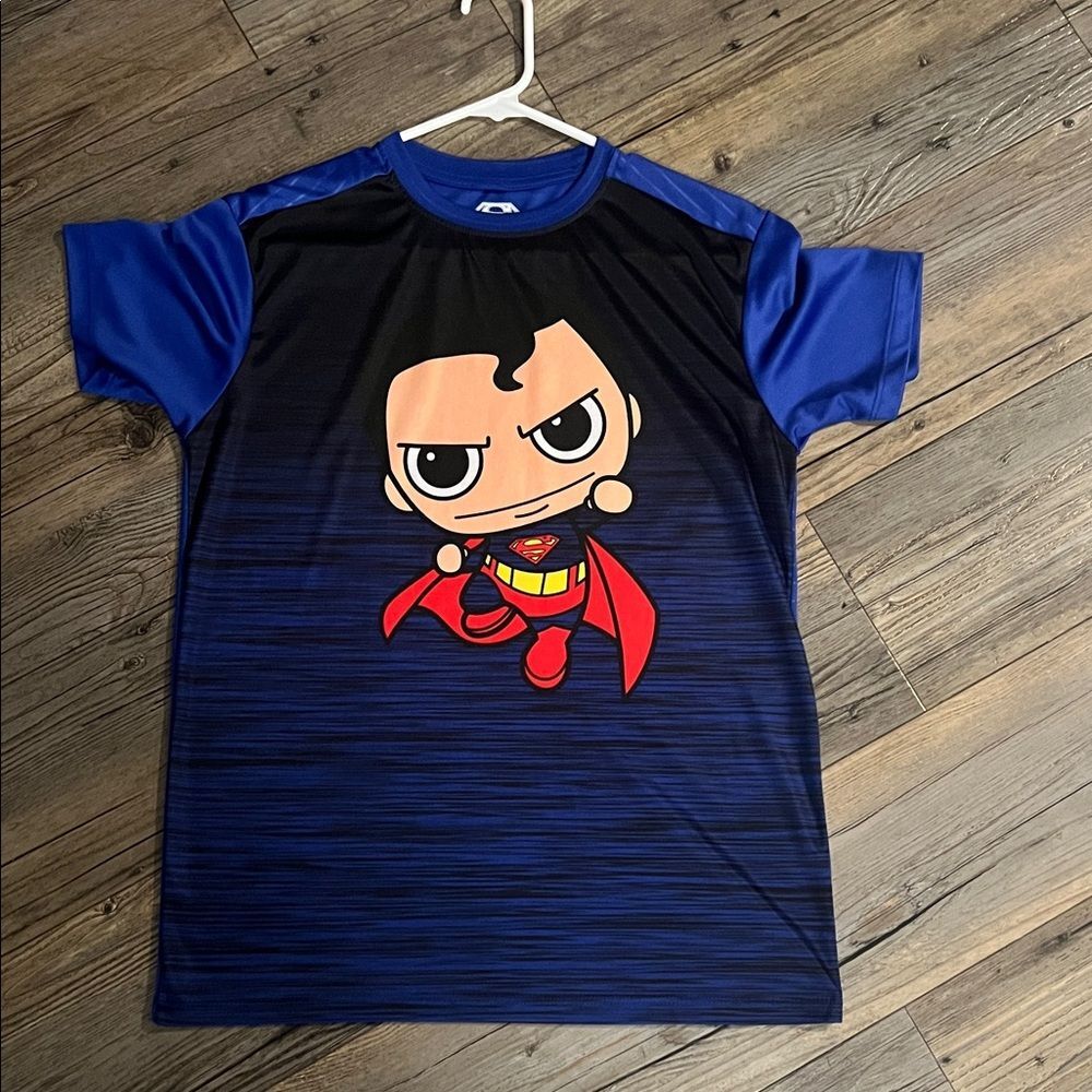 DC Comics Kids Superman Tee - Blue and Red